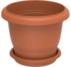 Cosmoplast Round Planter 24 With Tray