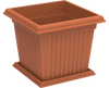 Square Planter with Tray