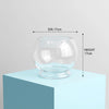 Pedestal Round Glass Terrarium Vase Planter